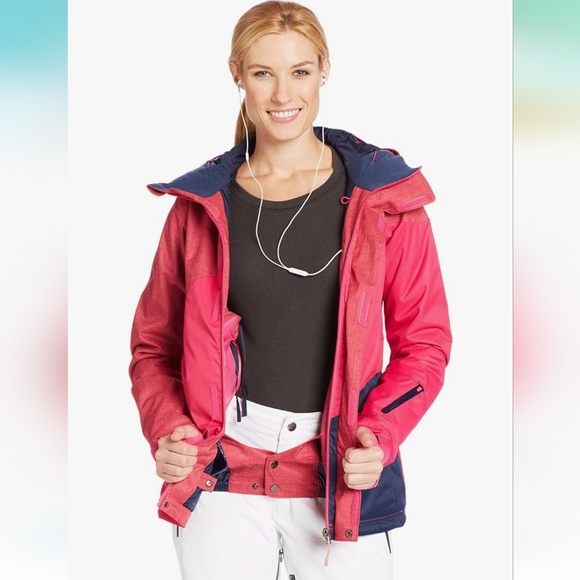 O'Neill Pink & Navy Explore series ski Jacket Women's Size Small - Picture 5 of 14